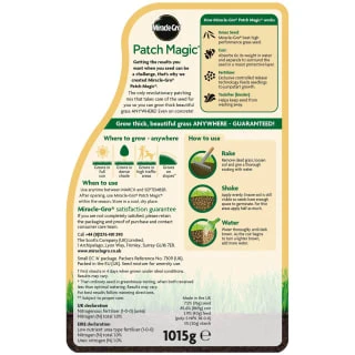 Miracle-Gro Patch Magic Grass Seed, Feed & Coir 1.1kg 7 Miracle-Gro Patch Magic Grass Seed, Feed & Coir 1.1kg - Image 5