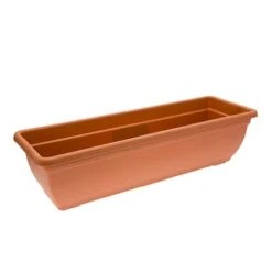 B&M Bell Pot Trough 60cm - Terracotta