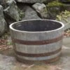 B&M Half Whisky Barrel Planter -Addis Homedecor Store 275115 half whisky barrel