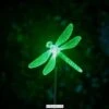 B&M Colour Changing Solar Stake Light - Dragonfly -Addis Homedecor Store 286951 colour changing stake solar light dragonfly 2