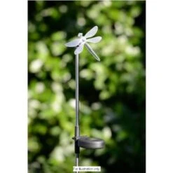 B&M Colour Changing Solar Stake Light - Dragonfly -Addis Homedecor Store 286951 colour changing stake solar light dragonfly 5