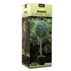 Solar Powered Topiary Tree - White LED 70cm -Addis Homedecor Store 286968 70cm solar topiary ball string lights1