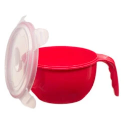 B&M Microwavable Food Bowl With Handle -Addis Homedecor Store 289950 Microwavable Food Bowl with Handle red 21