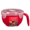 B&M Microwavable Food Bowl With Handle -Addis Homedecor Store 304743 Microwavable Food Bowl with Handle red 21