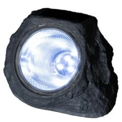 Rock Solar Light -Addis Homedecor Store 306959 ROCK SOLAR LIGHT night1
