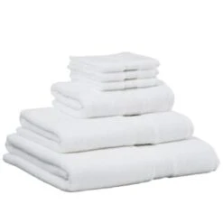 B&M Signature Zero Twist Bath Towel - White -Addis Homedecor Store 317203 315205 317208 317210 Signature Zero Twist white towels