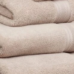 B&M Signature Zero Twist Bath Towel - Biscuit -Addis Homedecor Store 317226 317228 317231 317233 Signature Zero Twist biscuit towels 2 3