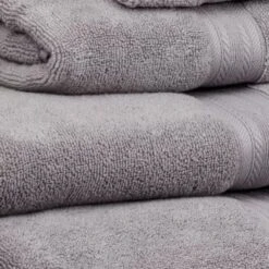 B&M Signature Zero Twist Bath Towel - Grey 9 B&M Signature Zero Twist Bath Towel - Grey -Addis Homedecor Store 3172653 317254 317255 317256 Signature Zero Twist grey towels 2