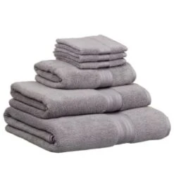 B&M Signature Zero Twist Face Cloth 3pk - Grey -Addis Homedecor Store 3172653 317254 317255 317256 Signature Zero Twist grey towels 3