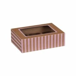 Betty Winters Cupcake Boxes 4pk 8 Betty Winters Cupcake Boxes 4pk -Addis Homedecor Store 320783 4pk cupcake boxes holds 6 pink 2