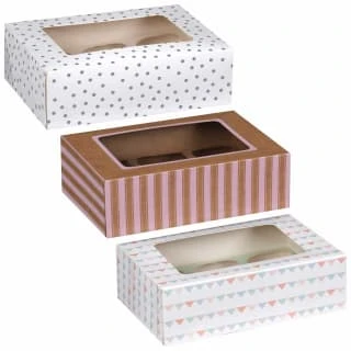 Betty Winters Cupcake Boxes 4pk 3 Betty Winters Cupcake Boxes 4pk