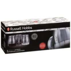 Russell Hobbs Legacy Tea - Coffee - Sugar Set 3pc 18 Russell Hobbs Legacy Tea - Coffee - Sugar Set 3pc -Addis Homedecor Store 324968 russell hobbs tea coffee sugar silver