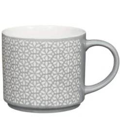 B&M Jumbo Embossed Stacking Mugs 4pk -Addis Homedecor Store 329369 Jumbo Embossed Stacking Mugs Set of 4 3