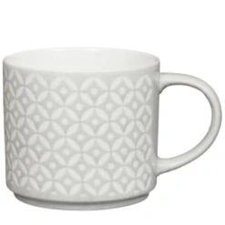 B&M Jumbo Embossed Stacking Mugs 4pk -Addis Homedecor Store 329369 Jumbo Embossed Stacking Mugs Set of 4 4