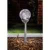 B&M Vegas XL Crackle Ball Post Lights 4pk - Chrome 2 B&M Vegas XL Crackle Ball Post Lights 4pk - Chrome -Addis Homedecor Store 331186 signaturesolar 5 vegas crackle ball stake lights 2017 silver1