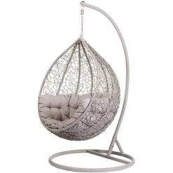 B&M Siena Hanging Egg Chair -Addis Homedecor Store 331302 hanging egg chair 2