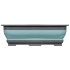 Addis Collapsible Washing Up Bowl - Aqua & Grey -Addis Homedecor Store 332198 addis collapsible washing up bowl grey and aqua 2