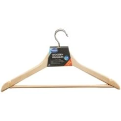 Addis Wooden Hangers 4pk -Addis Homedecor Store 333091 addis wooden hangers 4pk