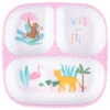B&M Little Safari Small Kids Platter - Pink -Addis Homedecor Store 334213 small kids platter girls