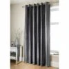 B&M Charcoal Jasmine Sparkle Velvet Eyelet Curtains 46 X 72" -Addis Homedecor Store 335342 335343 335345 335346 335347 asmine sparkle velvet curtain with eyelets charcoal 2