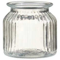 B&M Decorative Glass Storage Jar -Addis Homedecor Store 337374 decorative glass storage jar 2