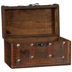 B&M Wooden Storage Chest -Addis Homedecor Store 338728 woodern storage chest 2