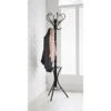 Spaceways Padstow Metal Coat Stand - Black