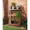 Burntwood 3 Tier Garden Shelf -Addis Homedecor Store 342012 burntwood 3 tier shelving1