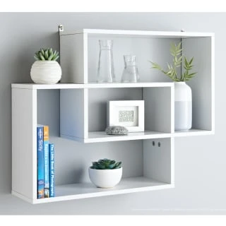 Lokken Display Wall Shelf - White 3 Lokken Display Wall Shelf - White