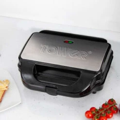 Tower 3-in-1 Deep Fill Snack Maker - Silver 11 Tower 3-in-1 Deep Fill Snack Maker - Silver -Addis Homedecor Store 346395 3in1 deep fill snack maker