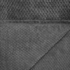 Simply Everyday Waffle Throw - Charcoal -Addis Homedecor Store 348798 simply waffle throw charcoal 2