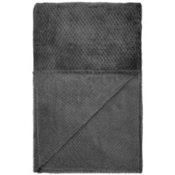 Simply Everyday Waffle Throw - Charcoal -Addis Homedecor Store 348798 simply waffle throw charcoal