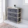 Spaceways 3 Drawer Canvas Unit 2 Spaceways 3 Drawer Canvas Unit -Addis Homedecor Store 349041 addis pine canvas 3 drawers