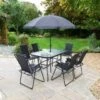 Milano Patio Set 8pc -Addis Homedecor Store 353311 milano basic 8pc garden patio set 6 seats