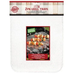 Barbecue Grill Trays 2pk -Addis Homedecor Store 353350 grill trays 2pk