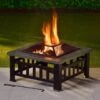 B&M Atlanta Square Firepit 2 B&M Atlanta Square Firepit -Addis Homedecor Store 353356 atlanta square firepit 2
