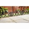 Edwardian Border Fence 4pk 1 Edwardian Border Fence 4pk -Addis Homedecor Store 353524 4pk edwardian criss cross border fence