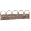 Deluxe Rattan Border Fence 92 X 28cm -Addis Homedecor Store 353567 wicker fence 92x28cm1