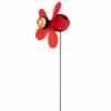 B&M Insect Wind Spinning Stake - Ladybird -Addis Homedecor Store 353661 wind spinning stake ladybird red