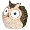 B&M Solar Owl With Light Up Eyes 10cm - Brown -Addis Homedecor Store 353676 owl with light up big eyes brown