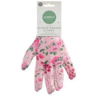 Fashion Nitrile Coated Garden Glove - Floral 3 Fashion Nitrile Coated Garden Glove - Floral
