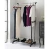 B&M Extendable Double Garment Rail -Addis Homedecor Store 355446 2 tier extendable garment rail