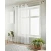 LoftStudio Pompom Voile 55 X 90" - White -Addis Homedecor Store 356021 loftstudio pompom voile white 55x90inch