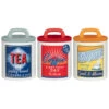 B&M Retro Canister Set 3pc 2 B&M Retro Canister Set 3pc -Addis Homedecor Store 356953 storage canisters retro tea coffee sugar 2