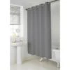 B&M Addis Hookless Textured Shower Curtain - Grey 1 B&M Addis Hookless Textured Shower Curtain - Grey -Addis Homedecor Store 357159 grey addis hookless textured shower curtain