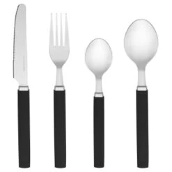 B&M Cutlery Set With Caddy 16pc - Black 7 B&M Cutlery Set With Caddy 16pc - Black -Addis Homedecor Store 357347 16pc cutlery set with caddy black