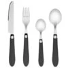 B&M Soft Touch Cutlery Set 16pc - Grey 2 B&M Soft Touch Cutlery Set 16pc - Grey -Addis Homedecor Store 357349 16pc soft touch cutlery set grey 2