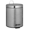 B&M Boutique Bathroom Pedal Bin - Chrome 2 B&M Boutique Bathroom Pedal Bin - Chrome -Addis Homedecor Store 362859 boutique chrome bin