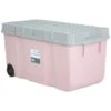 B&M Deluxe Storage Box 100L - Pink 1 B&M Deluxe Storage Box 100L - Pink -Addis Homedecor Store 365398 100l deluxe storage box pink