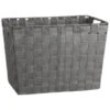 B&M Large Woven Storage Basket - Silver -Addis Homedecor Store 365982 large woven basket silver